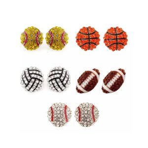 Earrings - Sport Rhinestone Studs